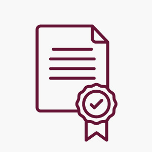 Illustration of a form with an award ribbon on top